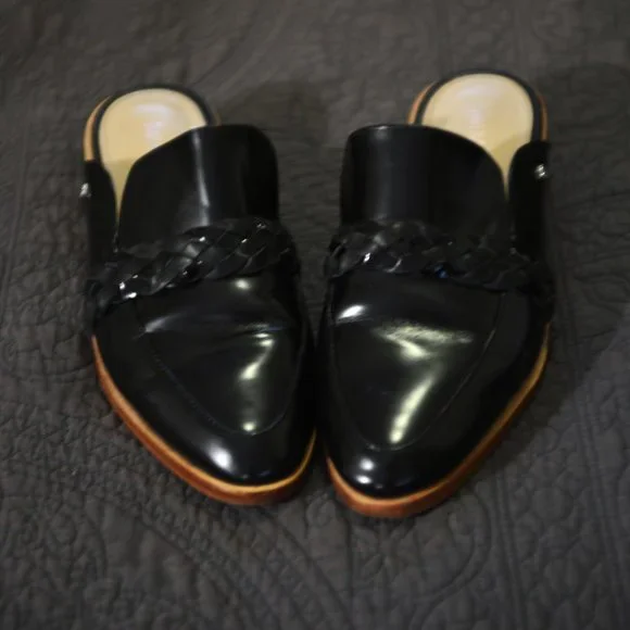 MIMCO l Black Patent Leather Slides/Mules - Size 38 - Picture 4 of 8